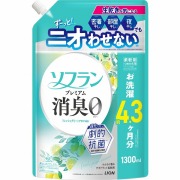 ソフランプレミアム消臭 フレッシュグリーンアロマの香り つめかえ用 1300mL×6個 (1ケース)