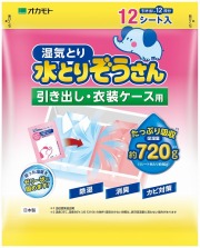 水とりぞうさん 引き出し・衣装ケース用 31g×12シート×1袋