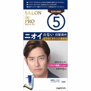 サロン ド プロ 無香料ヘアカラー メンズスピーディ（白髪用） 5 自然な褐色 1個×3セット【医薬部外品】