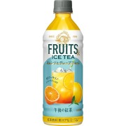 午後の紅茶 FRUITS & ICE TEA オレンジとグレープフルーツ 500ml×24個入り(1ケース)