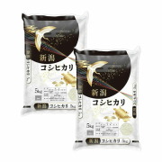 新潟県産コシヒカリ 5kg×2(計10kg)【直送品・代引不可・キャンセル不可】