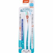 テテオ はじめて歯みがき 仕上げみがき用 やわらかめ グリーン・ブルー 2本