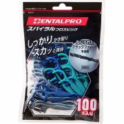 デンタルプロスパイラルフロスピック 100本