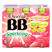 チョコラBBスパークリング グレープフルーツ＆ピーチ味 140mL×24本(1ケース)【栄養機能食品】