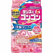 KINCHO タンスにゴンゴンアロマ 洋服ダンス用 リッチフローラルの香り (4個入)