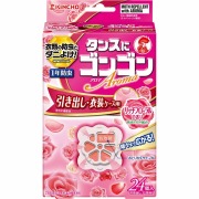 KINCHO タンスにゴンゴンアロマ 引き出し用 リッチフローラルの香り (24個入)