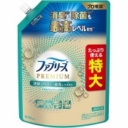 ファブリーズＷ除菌+消臭 プレミアム 清潔なランドリーの香り つめかえ用特大サイズ 610mL