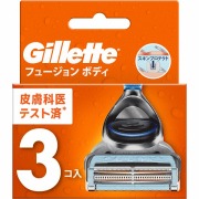 ジレットフュージョンボディ替刃3B 3個