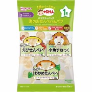 1歳からのおやつ+DHA海のおせんべい＆パフ 6袋×6個