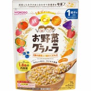 アサヒグループ食品 お野菜グラノーラ 4種の野菜と4種のくだもの 75g×4袋