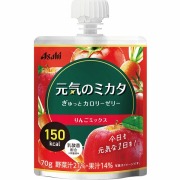 アサヒグループ食品 元気のミカタ ぎゅっとカロリーゼリー りんごミックス 70g×24個 (1ケース)