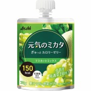 アサヒグループ食品 元気のミカタ ぎゅっとカロリーゼリー マスカットミックス 70g×24個 (1ケース)