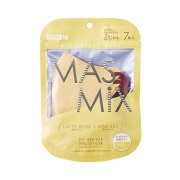 MASMIX　ライトベージュ×ワインレッド7枚入り