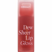 ミルクタッチ デューステインシアーリップグロス 06ローズデミュア 4ml