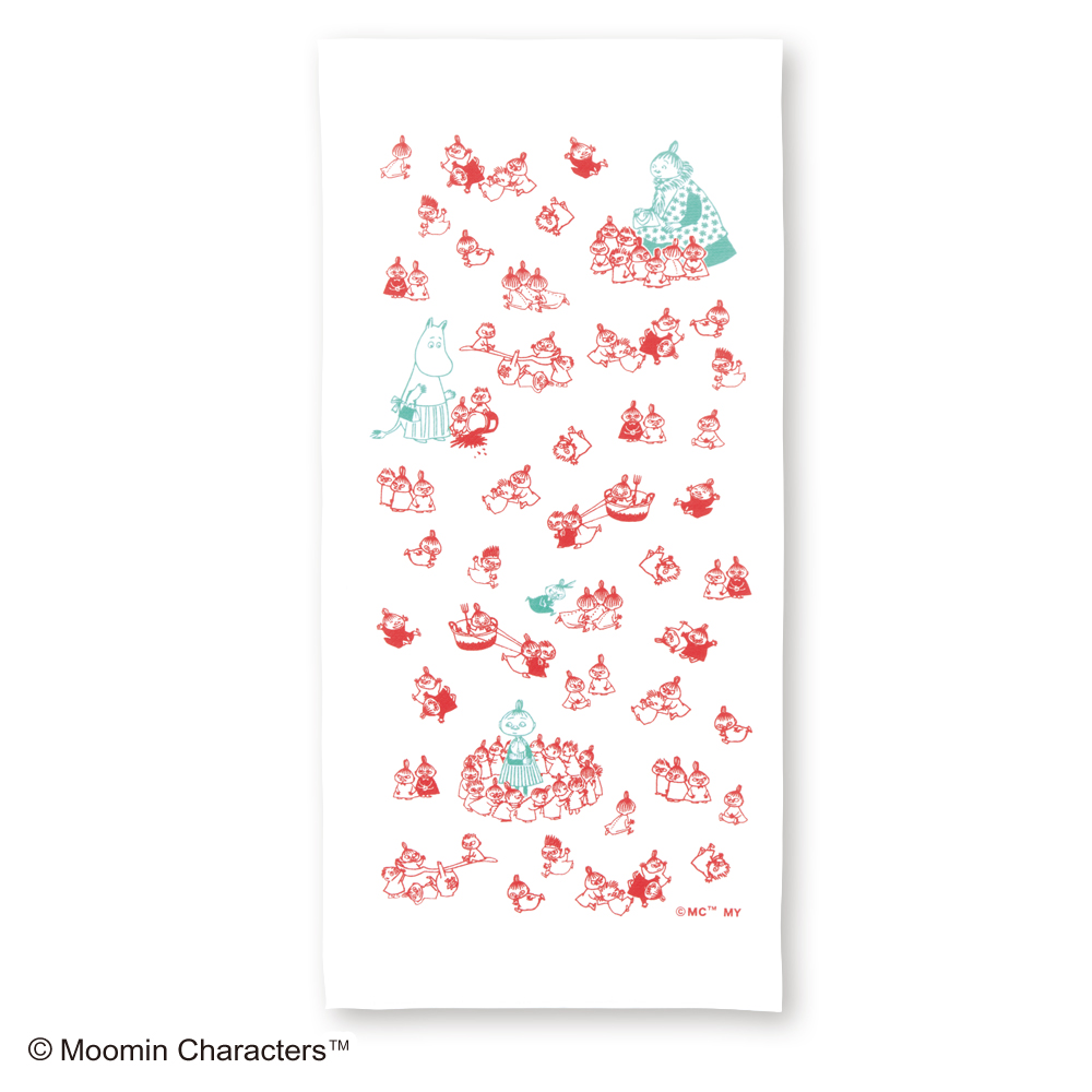 ムーミン　キッチンクロス　リトルミイ＆ファミリー