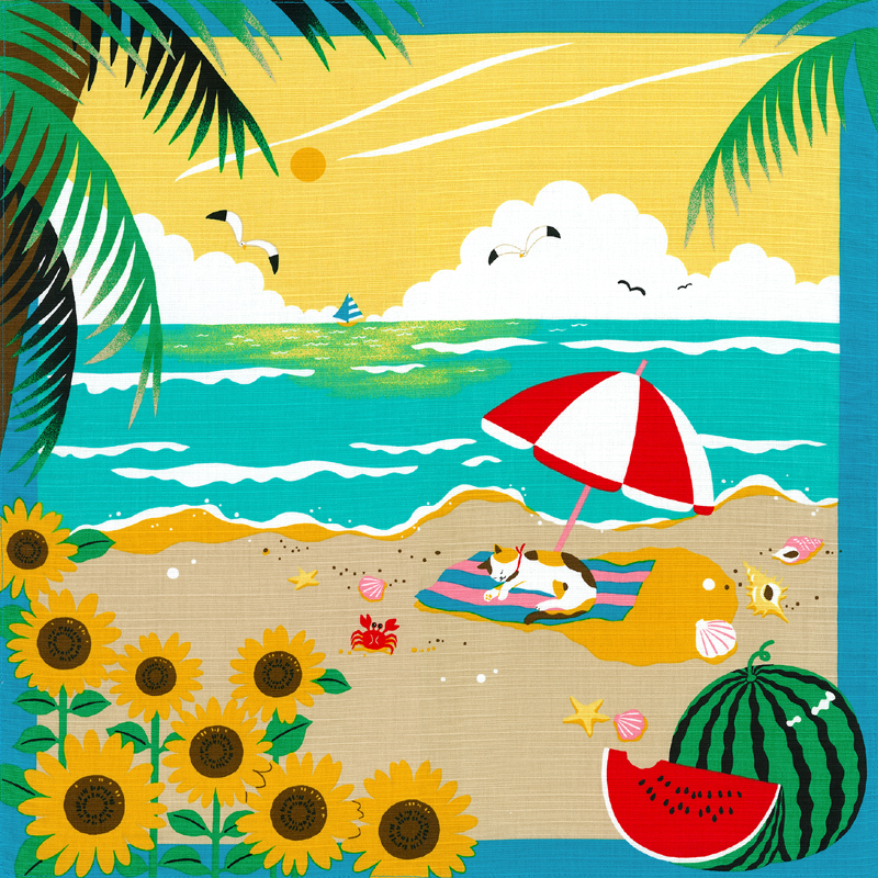 三毛猫みけ　夏休み