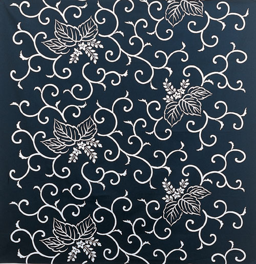 結納用風呂敷　綿ブロード【桐唐草】　約200×200cm