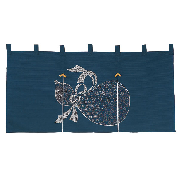 しめ縄紋の暖簾 縄のれん文85×150 cm