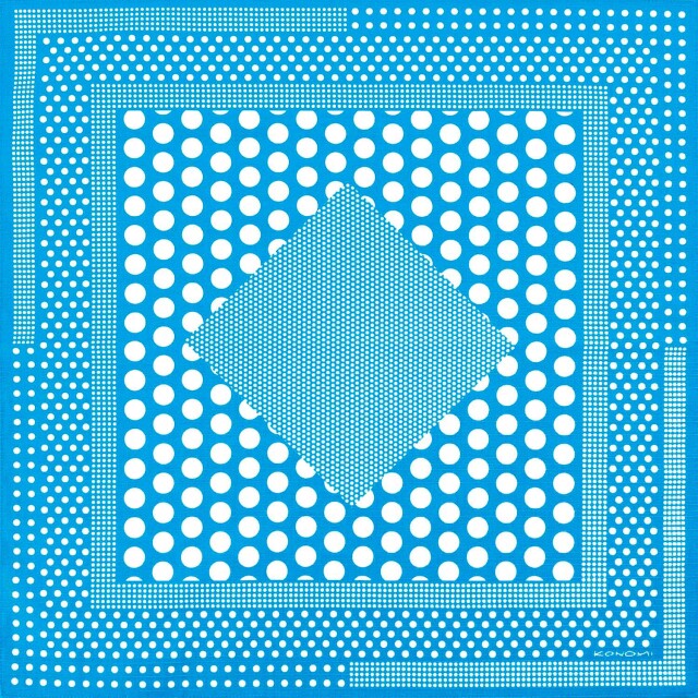 KONOMI　綿小　ポルカドット　ブルー