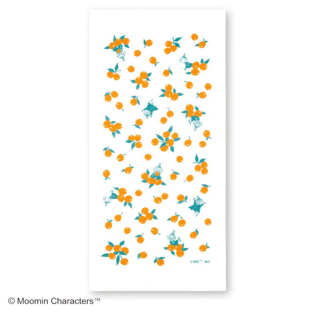 ムーミン　キッチンクロス　リトルミイ＆オレンジ