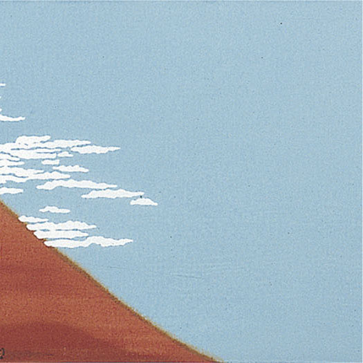 浮世絵手ぬぐい　赤富士