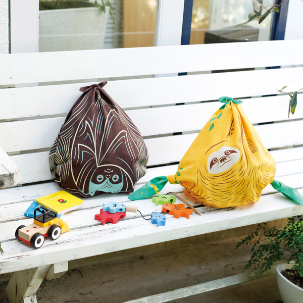 撥水 ふろしき アクアドロップ 約70cm 【ぶらさがりコチャエ/コウモリ