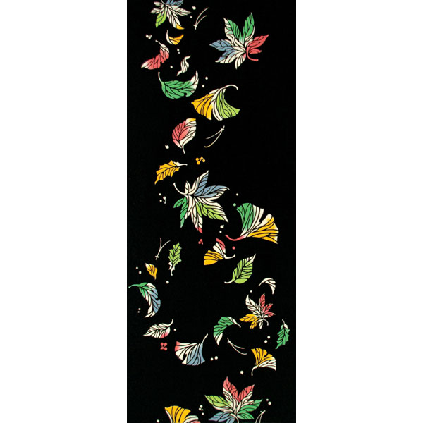 注染手ぬぐい　日本製　気音間　手ぬぐい　【吹よせ紅葉】