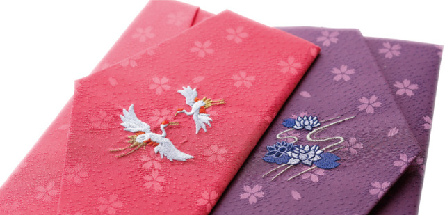 エステル桜綸子金封ふくさ慶弔セット