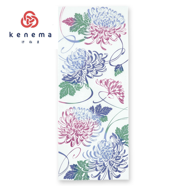 気音間手ぬぐい　舞菊