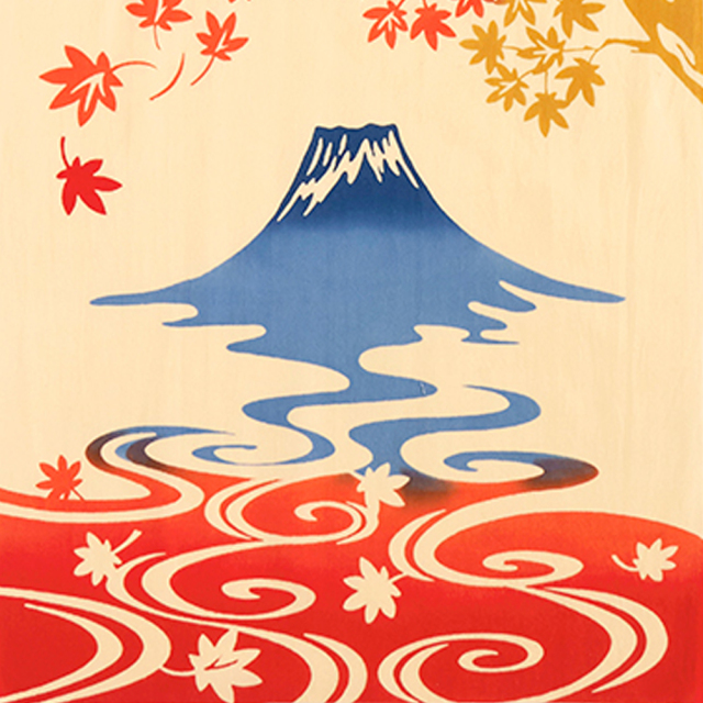 AKATSUKIJAPAN／紅白手ぬぐい 注染手ぬぐい 日本柄 ( お茶 / NIPPON / 金魚 / 富士 ) 日本製