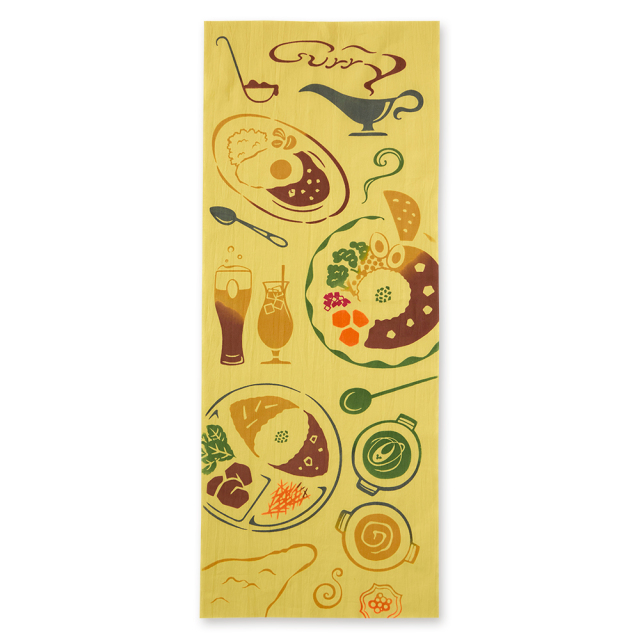 JIKAN STYLE手ぬぐい　バラエティカレー