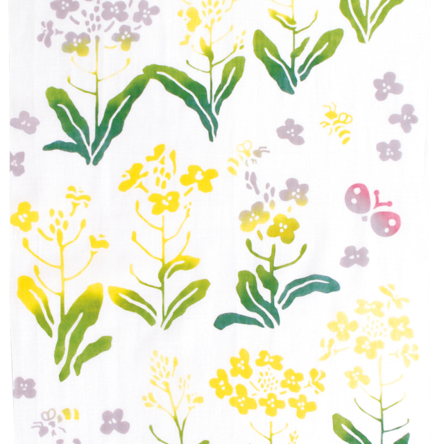 はなガーゼ　菜の花畑