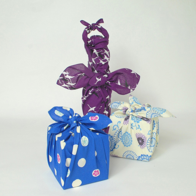 青嵐 綿風呂敷 約70cm 【群鶴】記念品 ノベルティにおすすめ 風呂敷は