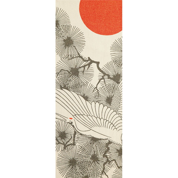 和布華　金糸手ぬぐい　丹頂鶴