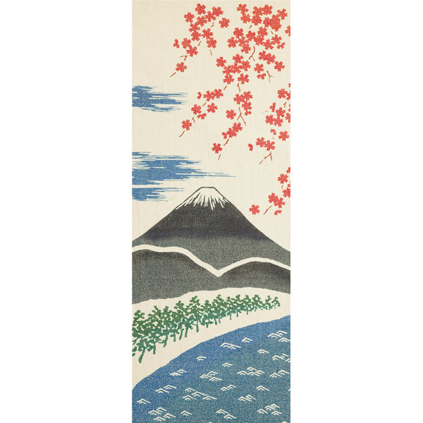 和布華　金糸手ぬぐい祝儀袋　春の富士山