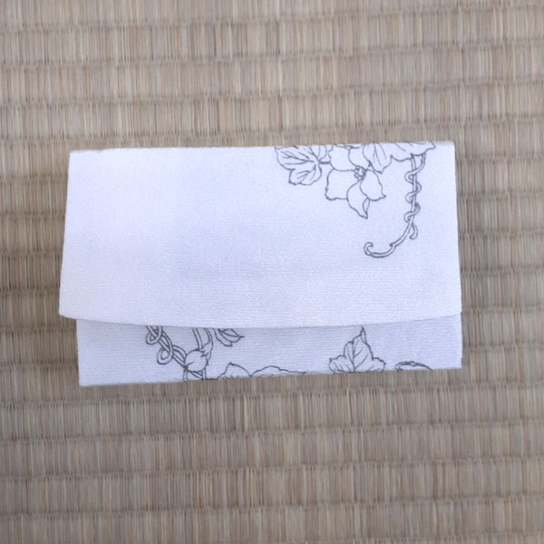 正絹友禅カードケース 　ひょうたん