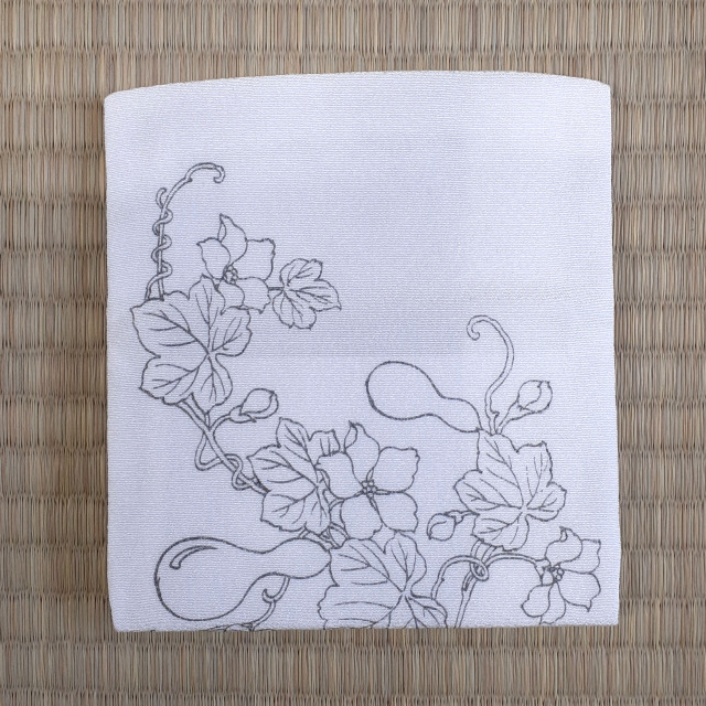 正絹友禅カードケース 　ひょうたん