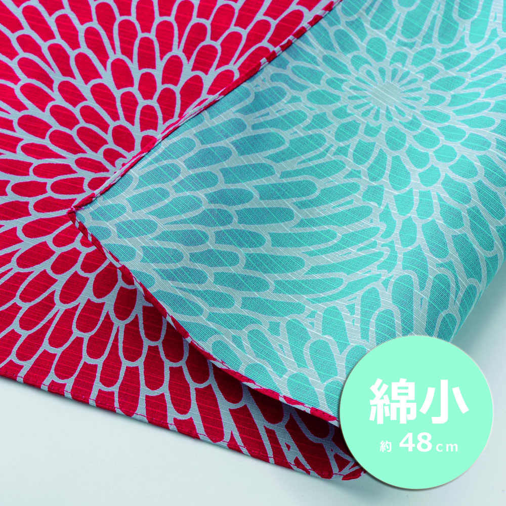 伊砂文様　三巾　菊アカ