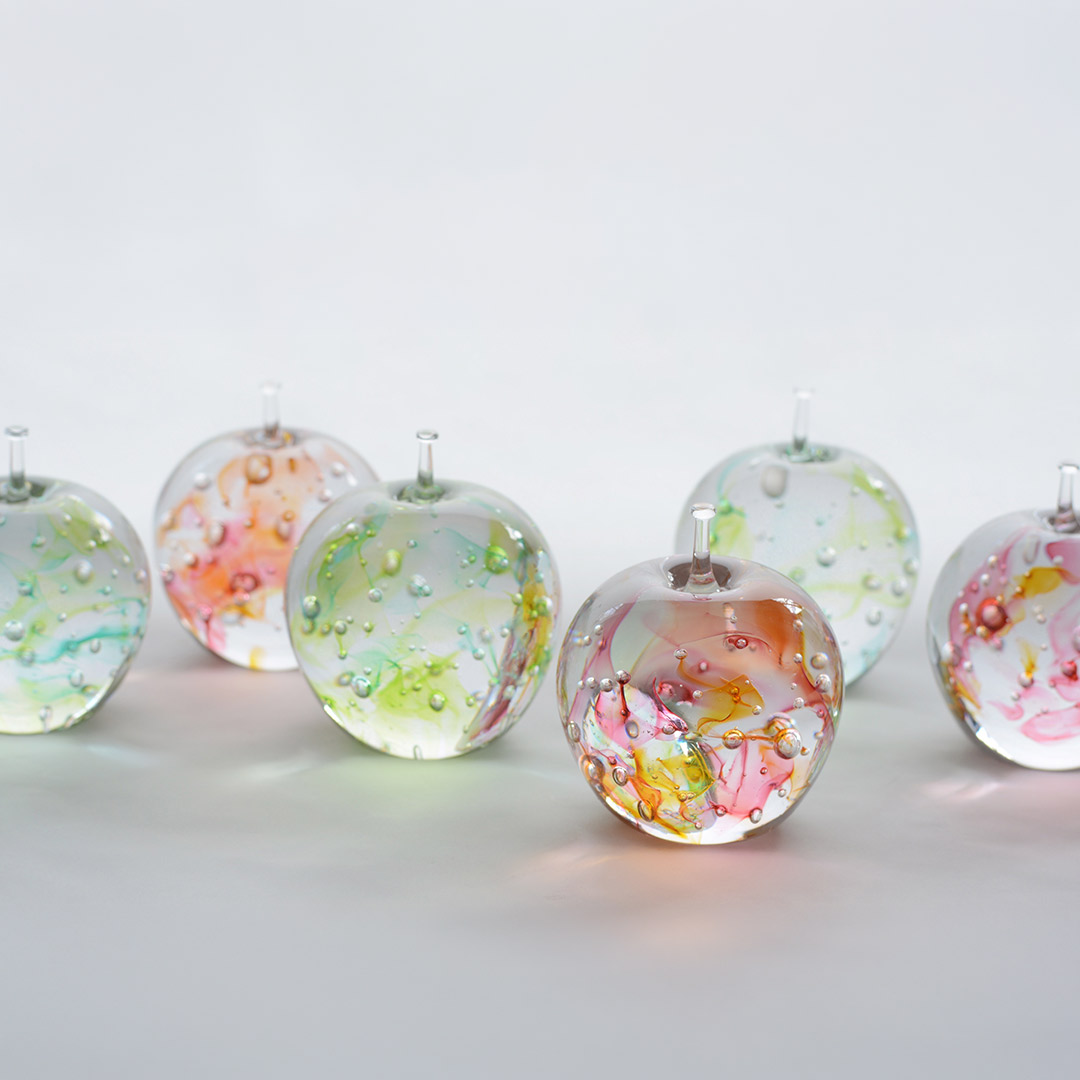 あづみ野ガラス工房りんごの結晶