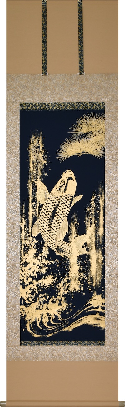 本金押箔　金鱗龍門