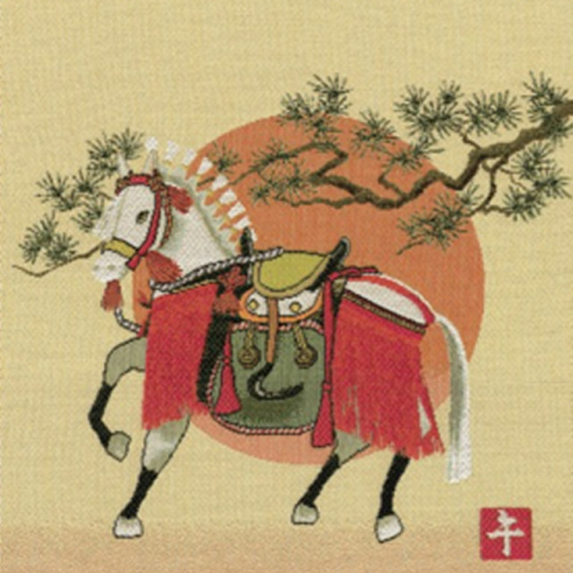 川島織物セルコン 2026年 京都 西陣織 新唐錦織カレンダー 飾り馬 送料