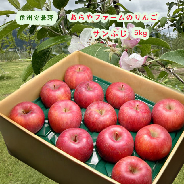 あらやファームのりんごサンふじ
