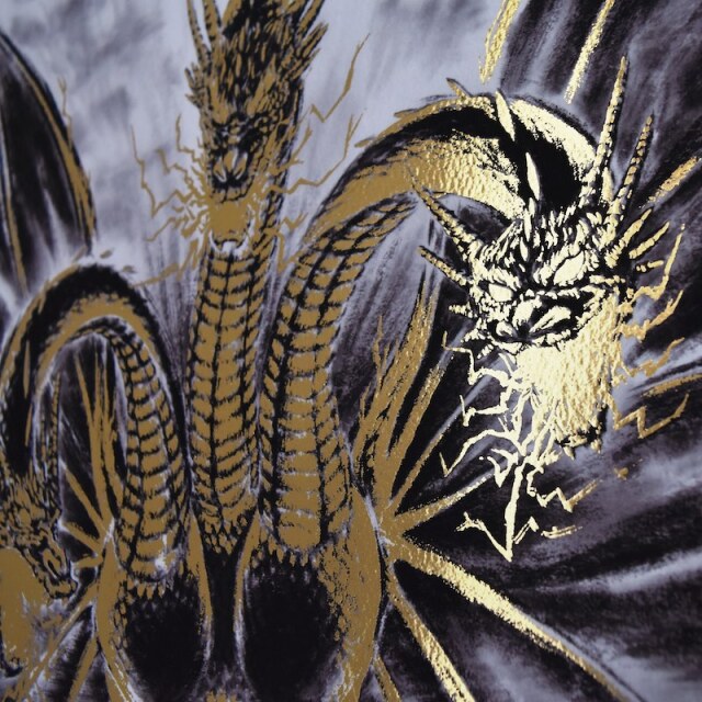 超世代KAKEJIKUシリｰズ東宝公式ライセンス商品「キングギドラ」　額装