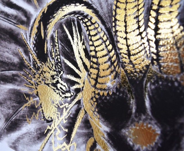 超世代KAKEJIKUシリｰズ東宝公式ライセンス商品「キングギドラ」　額装