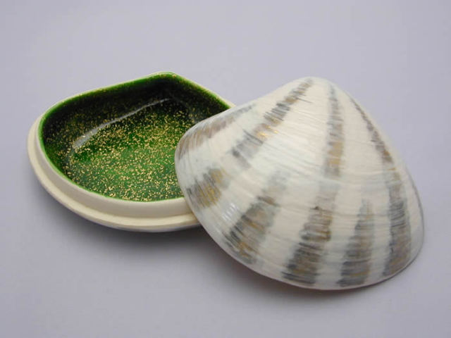 龍豊窯 石田滋圭 大蛤 香合