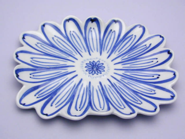 京焼・清水焼 高木岩華　岩華窯　菊割五寸平鉢　3枚 京焼・清水焼 高木岩華(岩華窯) 菊割五寸平鉢揃 – SEIKADO