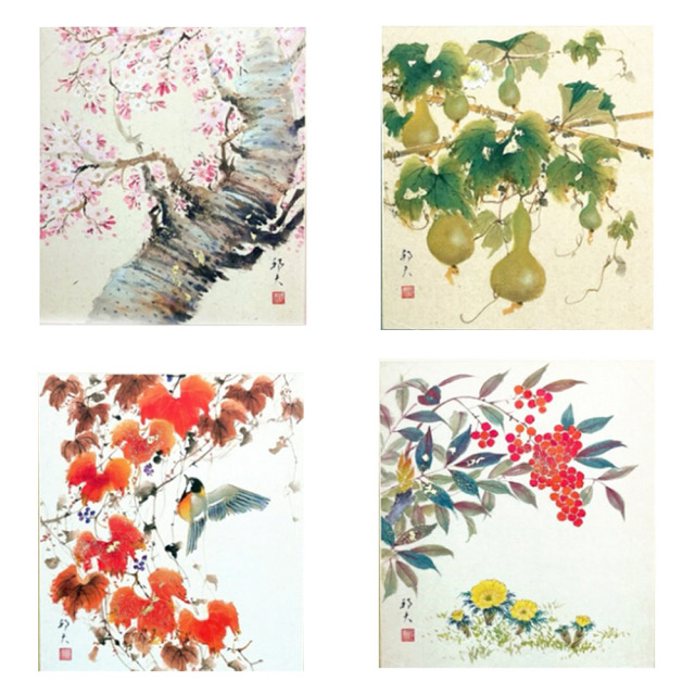 リバーシブル色紙掛け