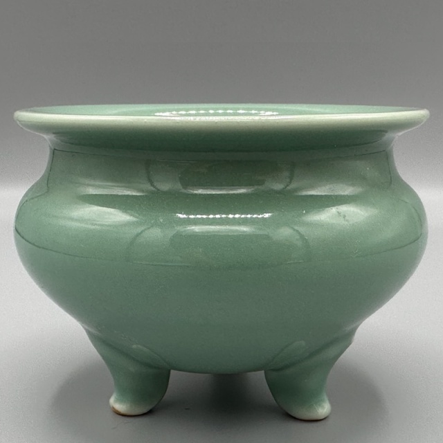 香炉　加藤鈔作 香炉（獅子蓋） 本金七福神 [ 中田錦峰 ]
