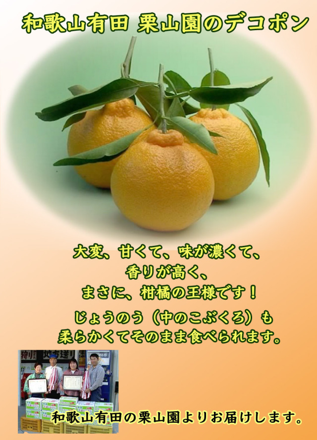 栗山園のデコポン