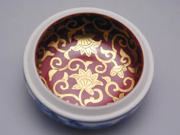 龍豊窯 石田滋圭 祥瑞 蜜柑 香合